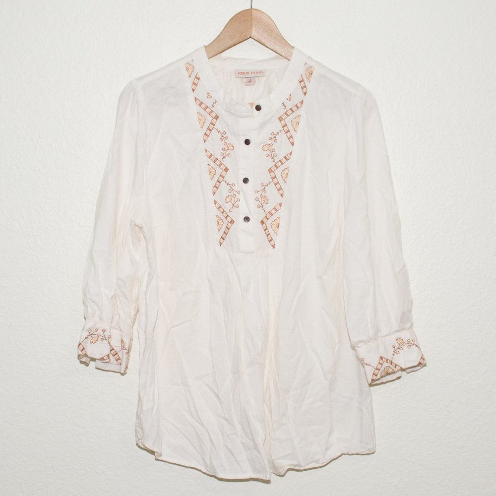 Knox Rose White Boho Tunic